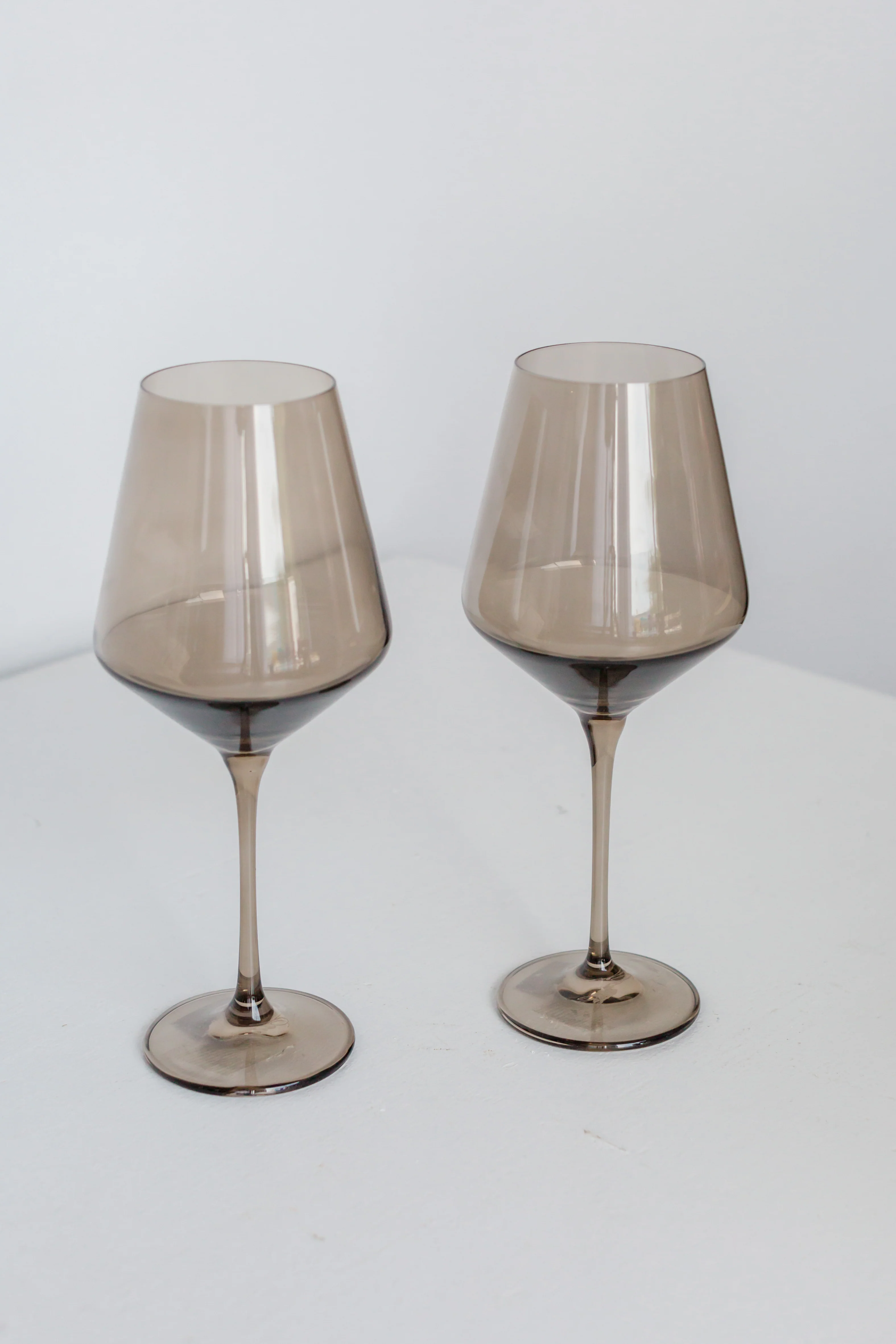 Estelle Colored Wine Stemware - Set of 6 {Mocha Mousse (Our Amber Smoke)} - Image 6